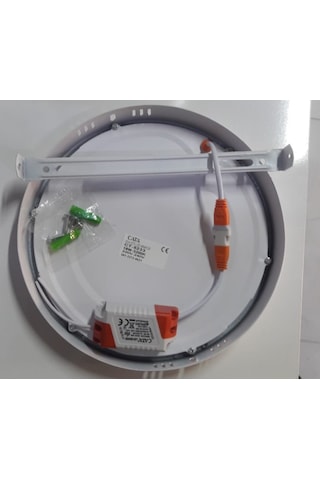 Ct 5233 Beyaz Kasa Cata 18W Sıva Üstü Led Spot Armatür Beyaz Işık