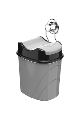 Vakumlu Çöp Kovası Yutan Kapaklı 5.5 Litre Çok Renkli
