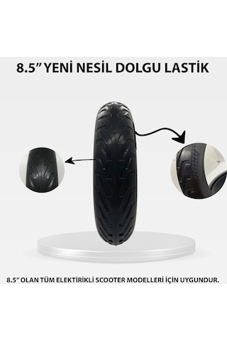 Xiaomi 8.5 İnç Elektrikli Scooter Dolgu Lastik (Sway)