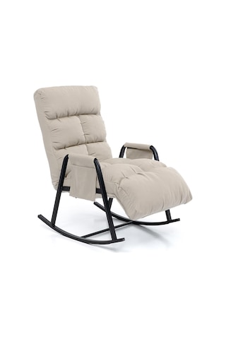 Pafu Lena Outdoor Bahçe Su Geçirmez Fonksiyonel Sallanan Koltuk - Bej