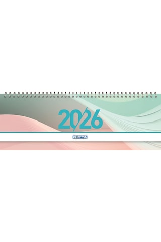 Gıpta 2026 Spiralli Masa Takvimi 12x33 Cm 504-btk