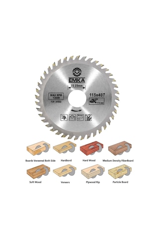 Sunta Kesme Testere 115 MM Elmas Testere Ahşap Avuç Taşlama İçin