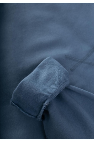 Basıc Karyoka Detaylı Sweatshirt Takım 3-8 Yaş İndigo Mavi İndigo