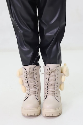 Ayakkabımood Wnt 5141 Bej Termo Taban Kız Çocuk Bot Bej