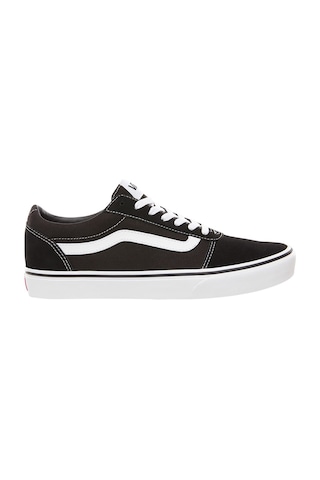Vans VN0A36EMC4R1 MN Ward Suede Canvas Ayakkabı Beyaz - Siyah
