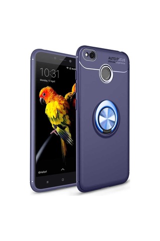 Xiaomi Redmi 4X Kılıf Zore Ravel Yüzüklü Silikon Kılıf