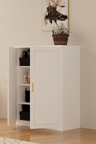 Rabi Mobilya Gold Country Ayakkabılık Beyaz