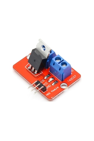 Irf520 Mosfet Sürücü Kartı Klemens Bağlantı Soketi Ssr Röle Motor Led Lamba Parlaklık