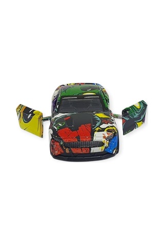Çek Bırak Grafity Araba Metal -k174c1 - Yeşil Çok Renkli