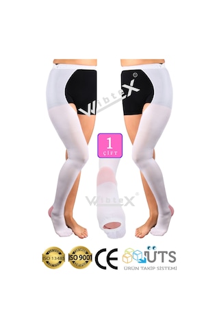 Wibtex Çift Belden Kemerli Ameliyat Emboli Çorabı