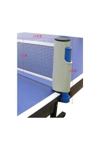 Masa Tenisi Filesi Taşınabilir Tüm Masalara Uyumlu Siyah