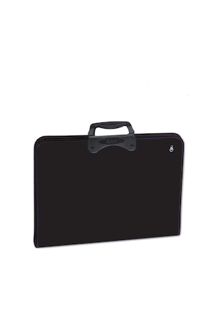 Abka Teknik Resim Çantası Fermuarlı 55x75   Siyah