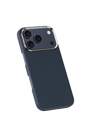 Apple Uyumlu iPhone 17 Pro Kılıf M-safe Özellikli Benks Yeni Seri Armortint Armorair Kevlar Kapak Mavi Mavi