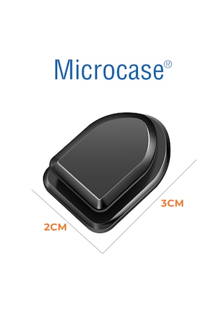 Microcase 8'li Mini Araç İçi Ev Ve Ofis İçin Kendinden Yapışkanlı Çok Amaçlı Düzenleyici Kanca Seti Al5365 Siyah