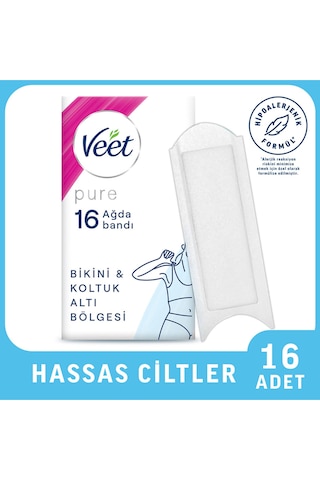 2 Adet Veet Ağda Bandı Bikini & Koltuk Altı 16'lı