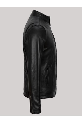 Hakiki Kuzu Derisi Siyah Erkek Deri Mont Neymar Deri Ceket Siyah