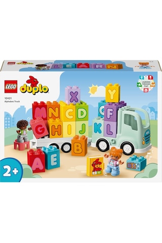 LEGO® DUPLO® Kasabası Alfabe Kamyonu Oyuncağı 10421 2+ Eğitici Oyuncak Yapım Seti - 36 Parça