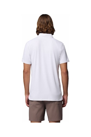 Columbia Am1495 Tech Trail Utility Polo Erkek T-shirt-32726 Beyaz