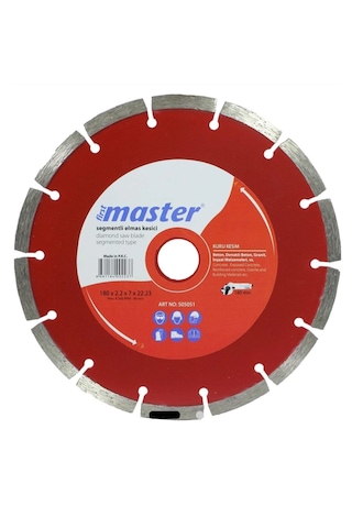 First Master Segmentli Elmas Kesici Disk 180 Mm
