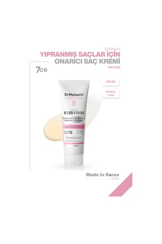 Keratin & Peptit İçeren Onarıcı Saç Bakım Kremi Yıpranmış Saçlar İçin Güçlendirici Bakım 250ml