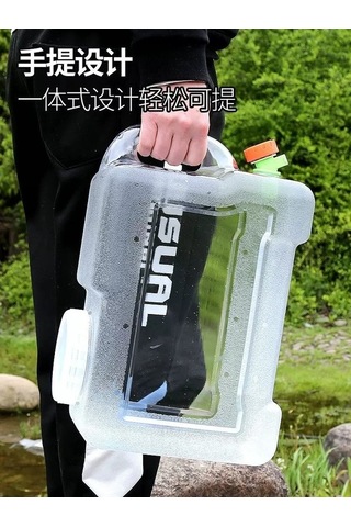 Ganzhoushop Tank Su Portatif Plastik Musluklu Kabı Depolama 18l Wj 12cm