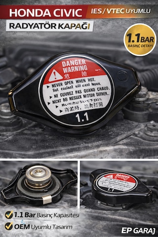 Honda Civic İes Vtec 1996-2006 Model Manuel Ve Otomatik Vites Uyumlu 1.1 Bar