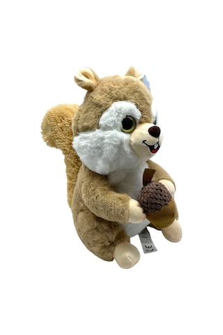35 Cm Peluş Oyuncak Sincap Çok Renkli