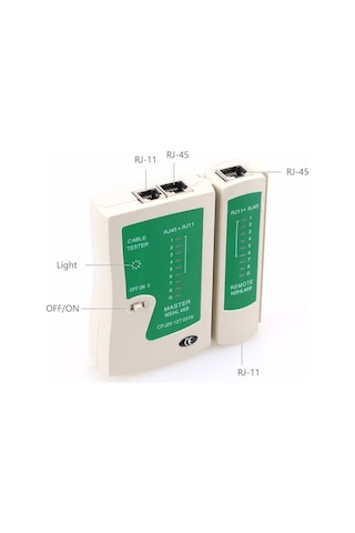Standart Rj45/rj11 Lan Tester Test Cihazı