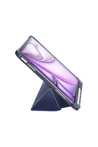 Cellularlıne Folio Pro Stand Özellikli Apple Uyumlu iPad Air 11 İnç M3 / M2 , Apple Uyumlu iPad Air 10.9 İnç Tablet Kılıfı Mavi