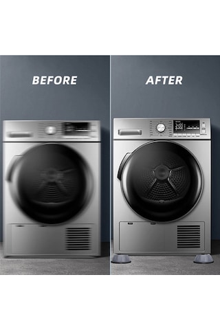 12 Adet Çamaşır Makinesi Ayağı Titreşim Gürültü Hareket Önleyici