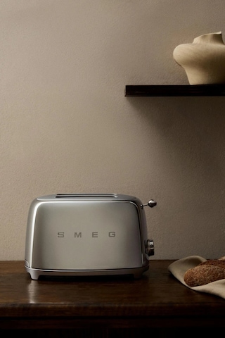 Smeg TSF01 2 Dilim Ekmek Kızartma Makinesi Krom