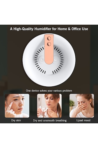 Ruicoo X12 3l Büyük Kapasiteli Ultrasonik Nemlendirici, Otomatik Kapanma, Renkli Gece Işığı, Usb Güç, Sessiz Çalışma