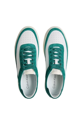 Calvin Klein Basket Cupsole Laceup Lth-su Erkek Sneaker-9511 Beyaz
