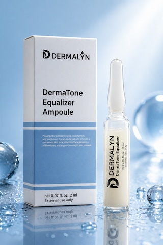 Dermalyn 5 Adet Leke Karşıtı Traneksamik Asit İçeren Cilt Aydınlatıcı Ampul Serum Dermaroller