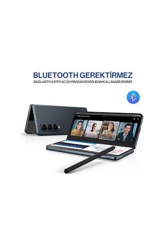 Samsung Uyumlu Galaxy Z Flip 4 S Pen İle Dokunmatik Stylus Kalem Ve Yedek Uç