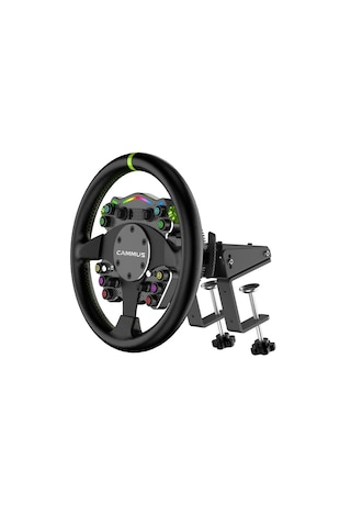 Cammus C12 12nm Direct Drive Simülasyon Direksiyonu - Lc200 Pedal Ve Cs5 Masa Tutuculu Tam Set