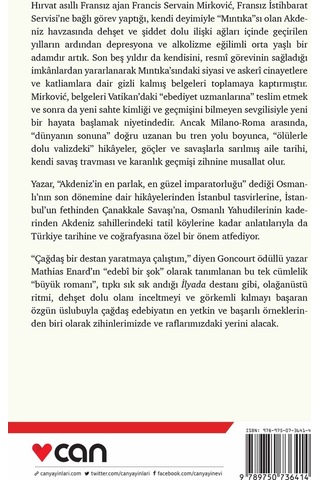 Mıntıka - Mathias Enard - Can Yayınları