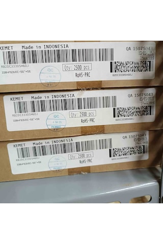 R82dc3330sh60j 330nf 63v 5 0.05 Polyester Kondansatör 50 Adet