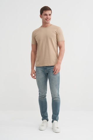 Cazador Basic Süprem Erkek T-shirt 46230 Kum Kum