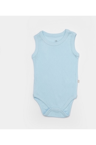 Bibaby Jakarlı 2'li Atlet Body 56992 Ekru - Sarı