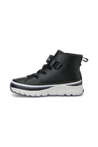 Uspoloassn U.s. Polo Assn. Keltes Jr Siyah Kız Çocuk High Sneaker Siyah-mor