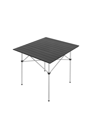 Alüminyum Katlanabilir Kamp Ve Piknik Masası - Omuz Askılı Taşıma Siyah
