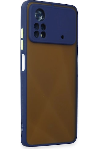 Cosmotex Newface Xiaomi Poco X4 Pro 5g Kılıf Montreal Silikon Kapak - Lacivert