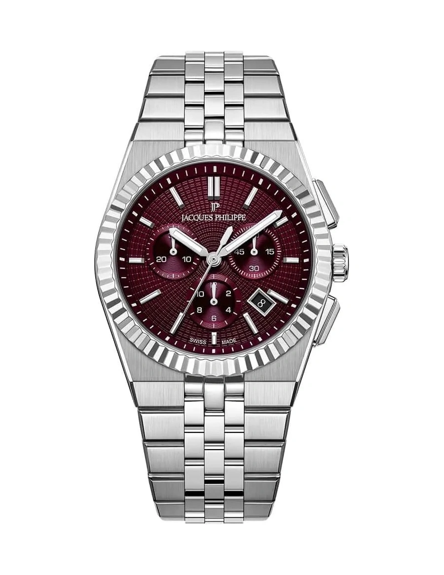 Jacques Philippe Jpqgc10513x6brg Erkek Kol Saati Metalik Gri