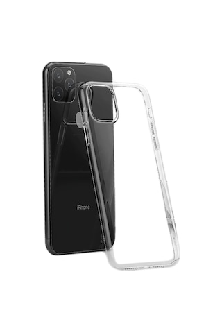 Apple iPhone Uyumlu 11 Pro Max Şeffaf Silikon Premium Kılıf