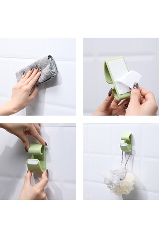 Tenfowee Duvar Bağlama Tutucu, Su Bazini Ve Ev Aletlerini Asmak İçin, Delme Yok, Yüksek Yapışkanlık, Hıps Malzeme, Banyo Ve Mutfak Kullanıma Uygun Diğer