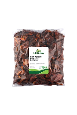 Güneşte Kurutulmuş Domates Yarım Kesim 500g Sun Dried Tomatoes Halves 500 G
