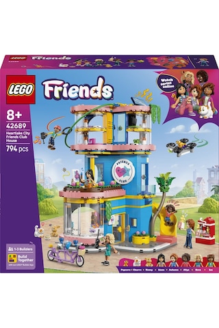LEGO® Friends Heartlake Şehri Friends Kulüp Evi 42689 - 8 Yaş Üzeri Çocuklar için Minifigür İçeren Oyuncak Yapım Seti (794 Parça)