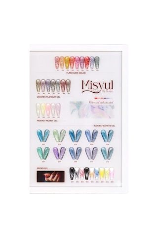 Misyul Uv Led Kalıcı Oje Nail Art 15 Ml Blue Elf Cat Eye Ec08