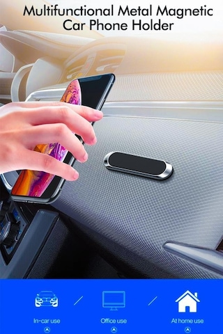 Torima Jx-007 Gümüş Çok Amaçlı Magnetic Car Holder Araç İçi Telefon Tutucu